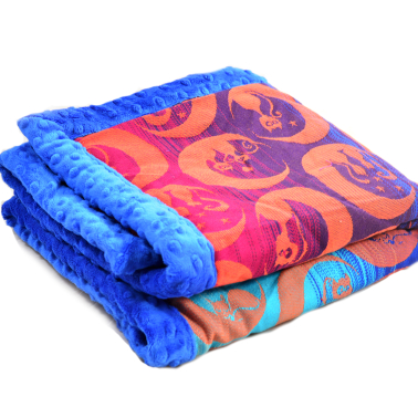 Blanket Luna Gatta Ginger/Blue Wrap